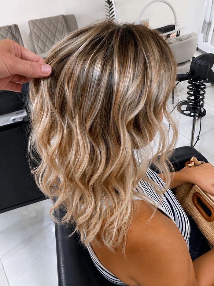 Résultat après balayage réalisé par Itala Beauté, coloriste à Ivandry, Antananarivo