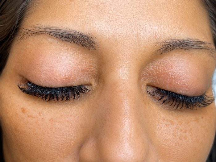 Résultat après extensions de cils chez Itala Beauté à Ivandry, Antananarivo
