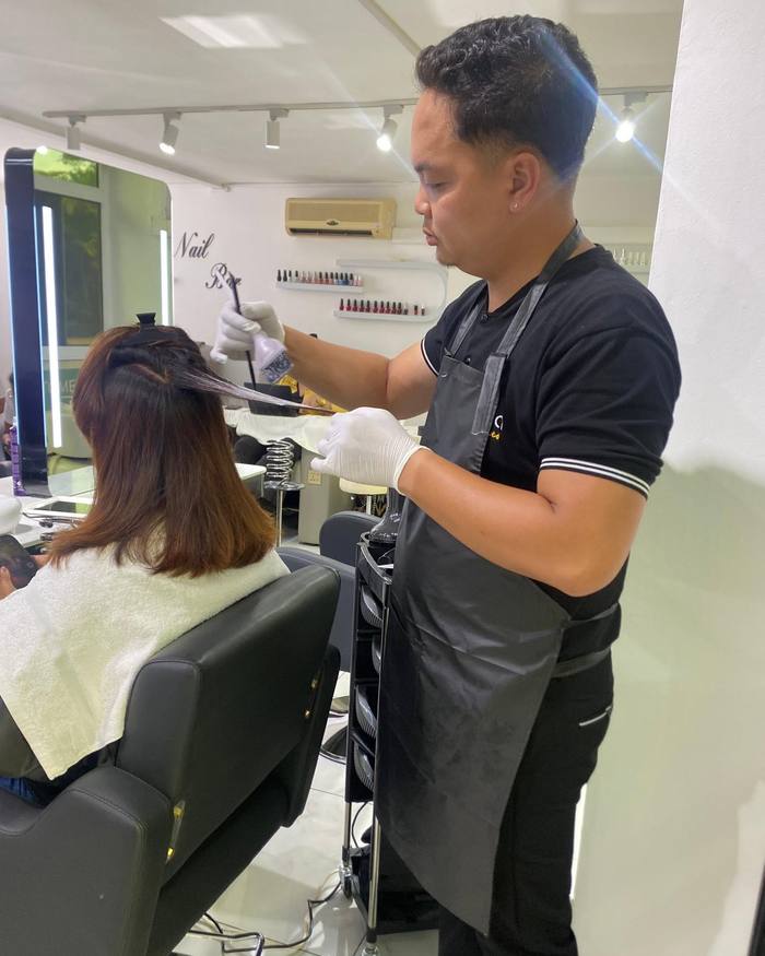Balayage et coloration chez Itala Beauté, salon coloriste à Antananarivo